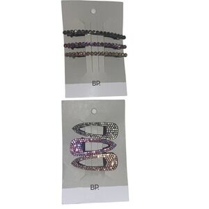 Nordstrom BP Rhinestone Hair Accessories Clips and Barrettes Hair Bows NEW *